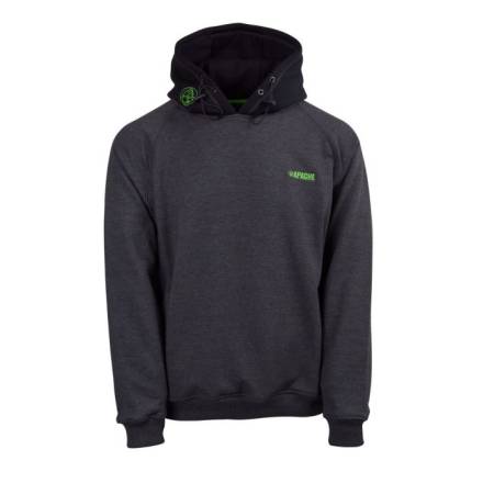 Apache Kingston Hooded Sweatshirt - Charcoal/Black - X Large